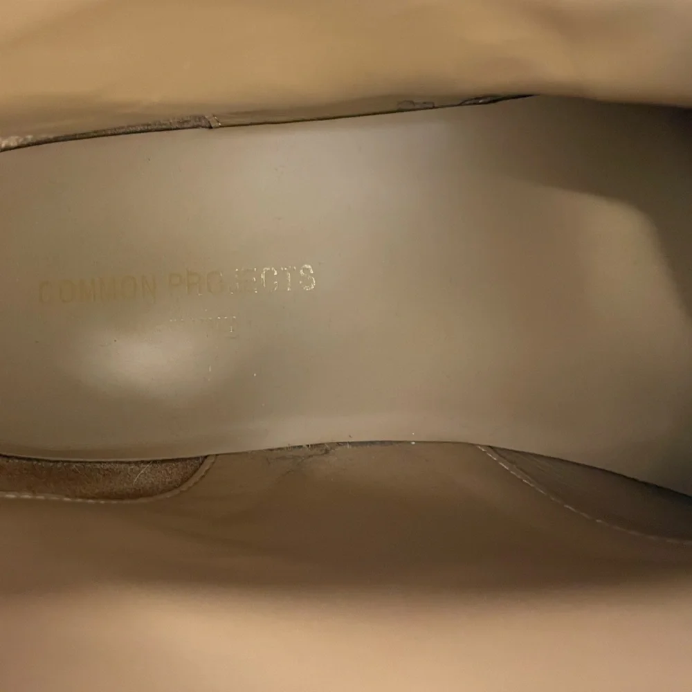Common Projects Washed Suede Chukka Boots in Sand Size 45 US 12‎ $552